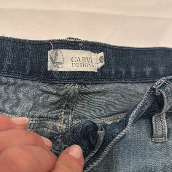 Carve Denim Blue Women's Shorts - Picture 2 of 4